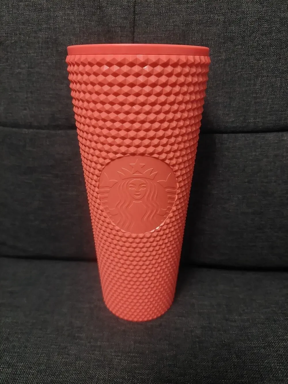 New Starbucks Summer 2022 Bling Studded Dragon Fruit 24oz Tumbler CUP ONLY Nice